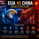 Disputa Estratégica Entre EUA e China: A Nova Guerra Fria Tecnológica que Pode Redefinir o Futuro do Mundo
